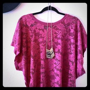 Floral Rose Flounce Top